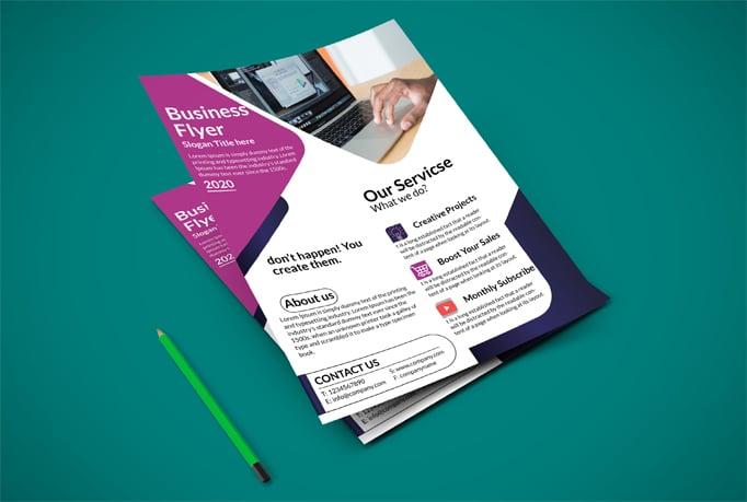 I will do a Professional Flyer, Leaflet, Brochure ro Poster design