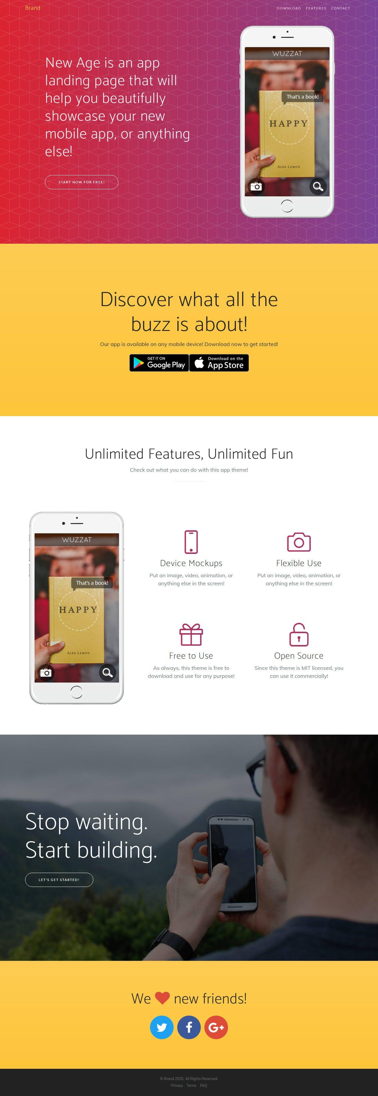 I will design responsive bootstrap landing page