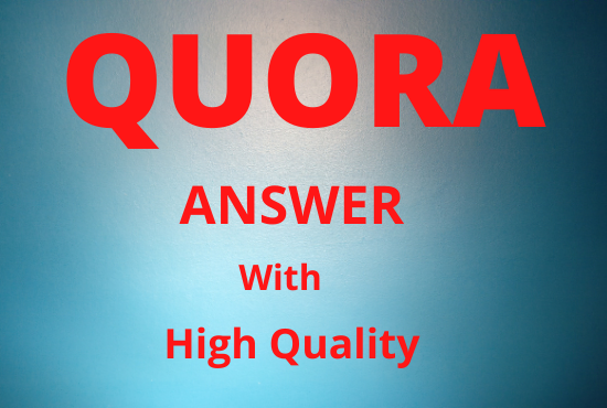Get targeted traffic with 20 High Quality Quora Answers