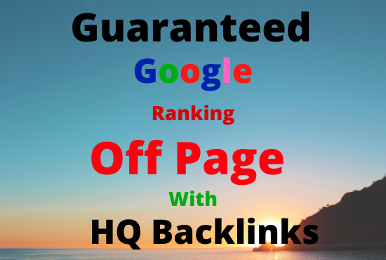  Rank Your Website On Google 1st Page By Latest Manual SEO Backlinks Package