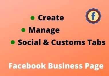 I will Design Professional Facebook Business page & SEO Optimize
