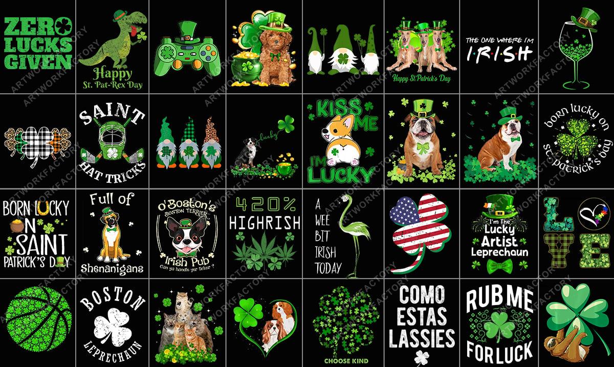 Delivery 500 PNG Tshirt Designs For St Patricks Day T shirt bundle