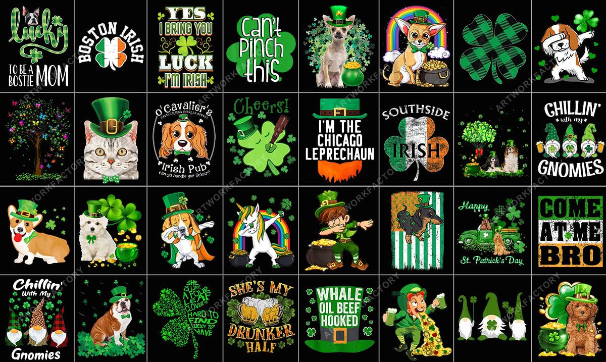 Delivery 500 PNG Tshirt Designs For St Patricks Day T shirt bundle