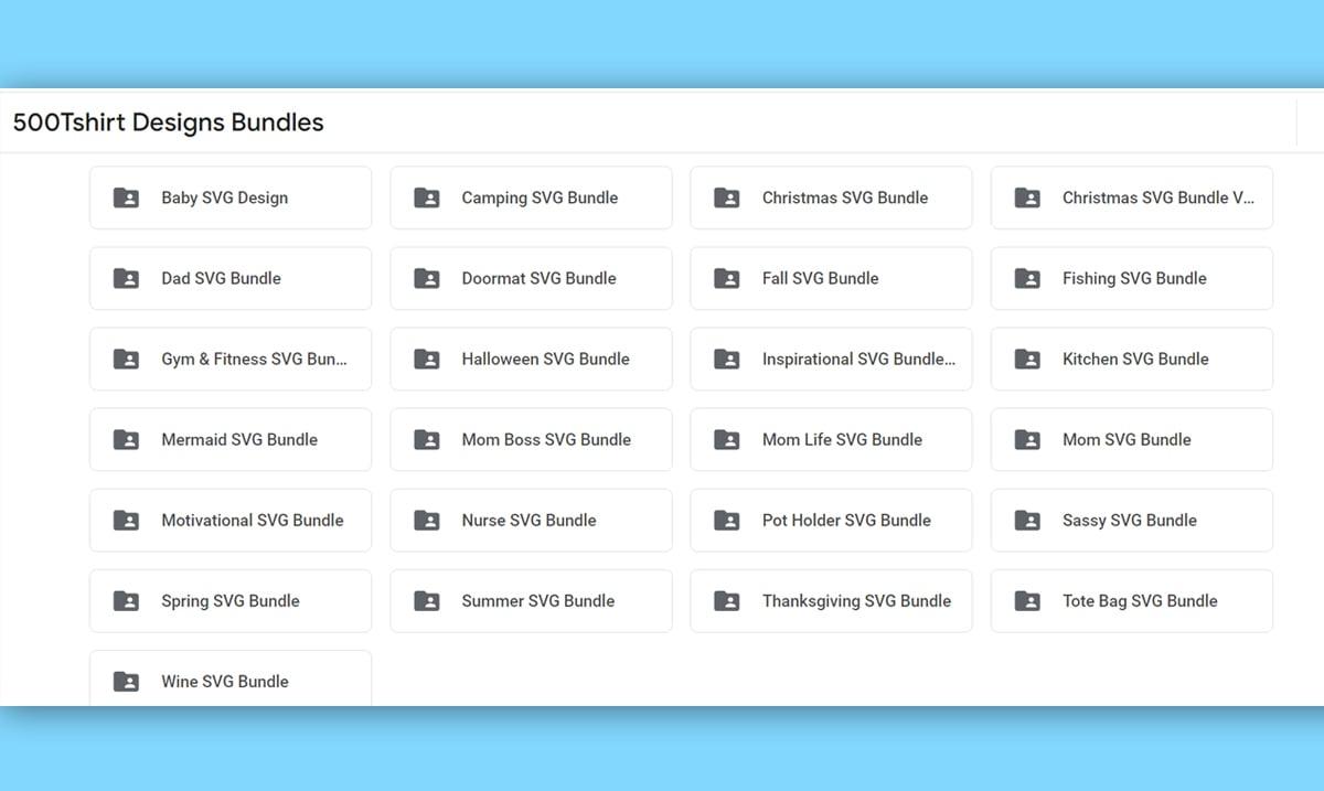 Deliver 500 Tshirt Design SVG Bundles Download