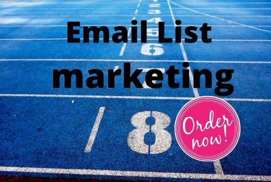 I will provide 10000 USA based Email List