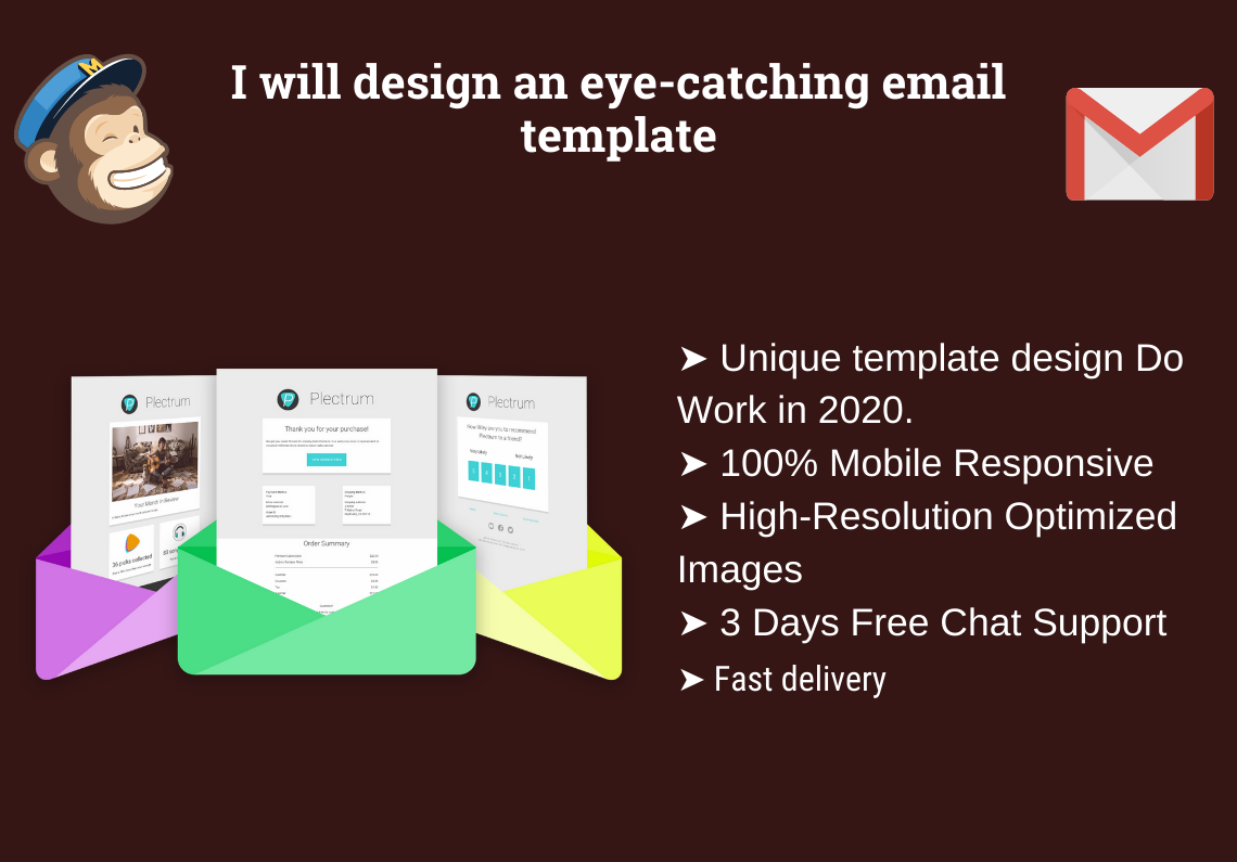I will design an eye-catching email template