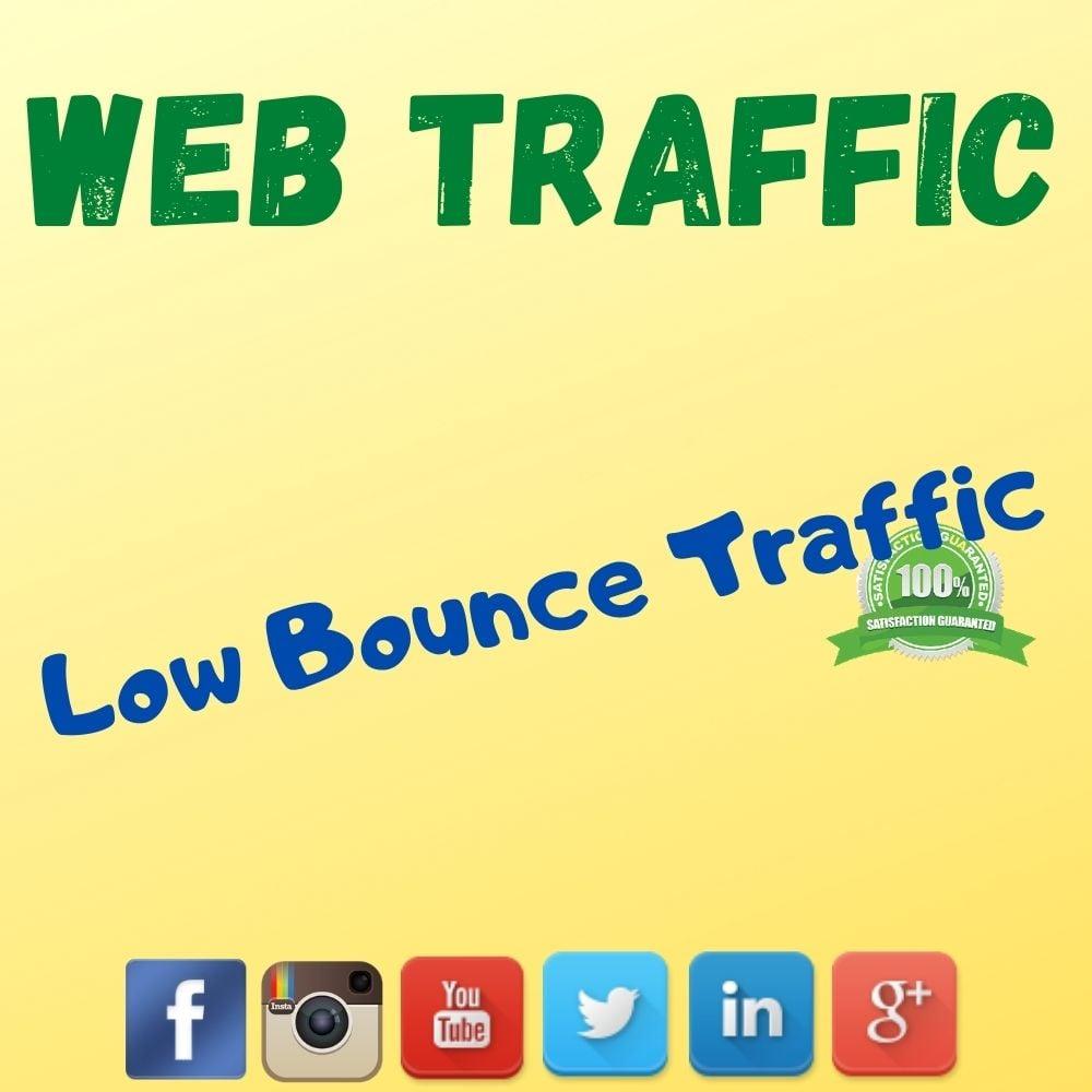 I will drive real organic web traffic