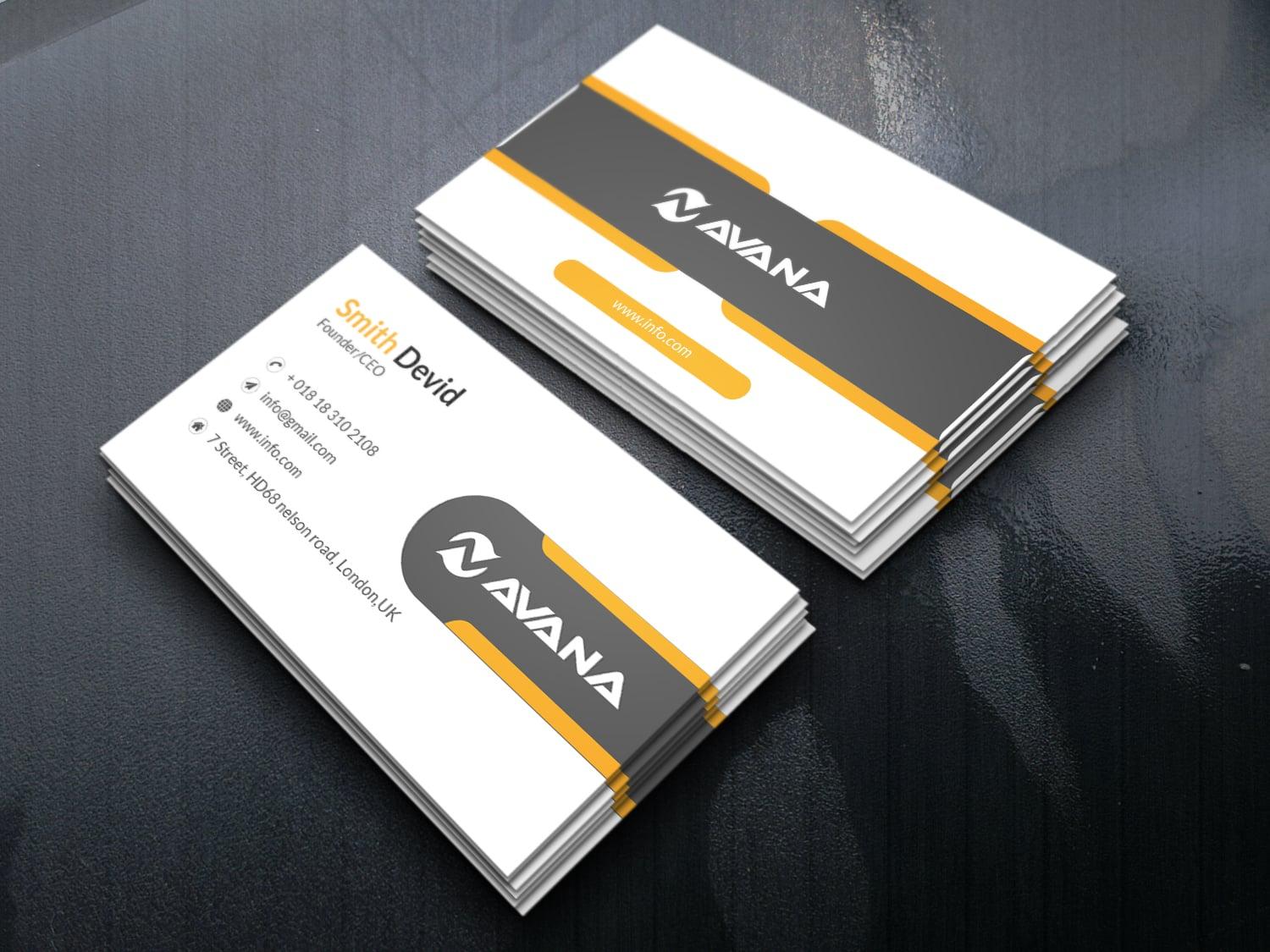 Design Unique & Professional Business Card within 3 hours