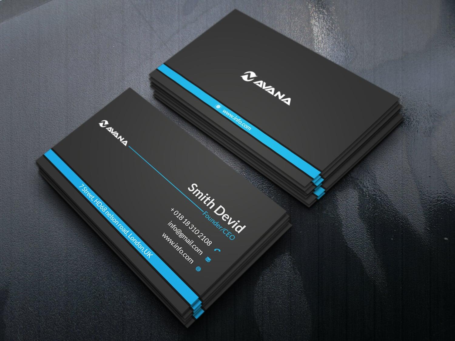 Design Unique & Professional Business Card within 3 hours