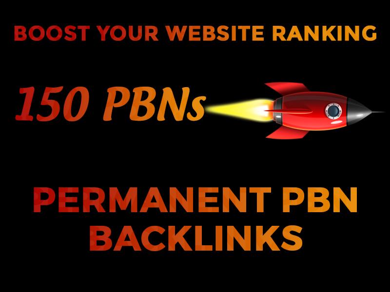 Boost Your Website With 150 PBNs Permanent HIGH Quality Backlinks
