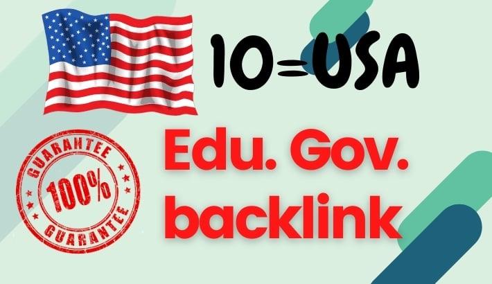 I will provide you high quality Edu. Gov. niche backlinks.