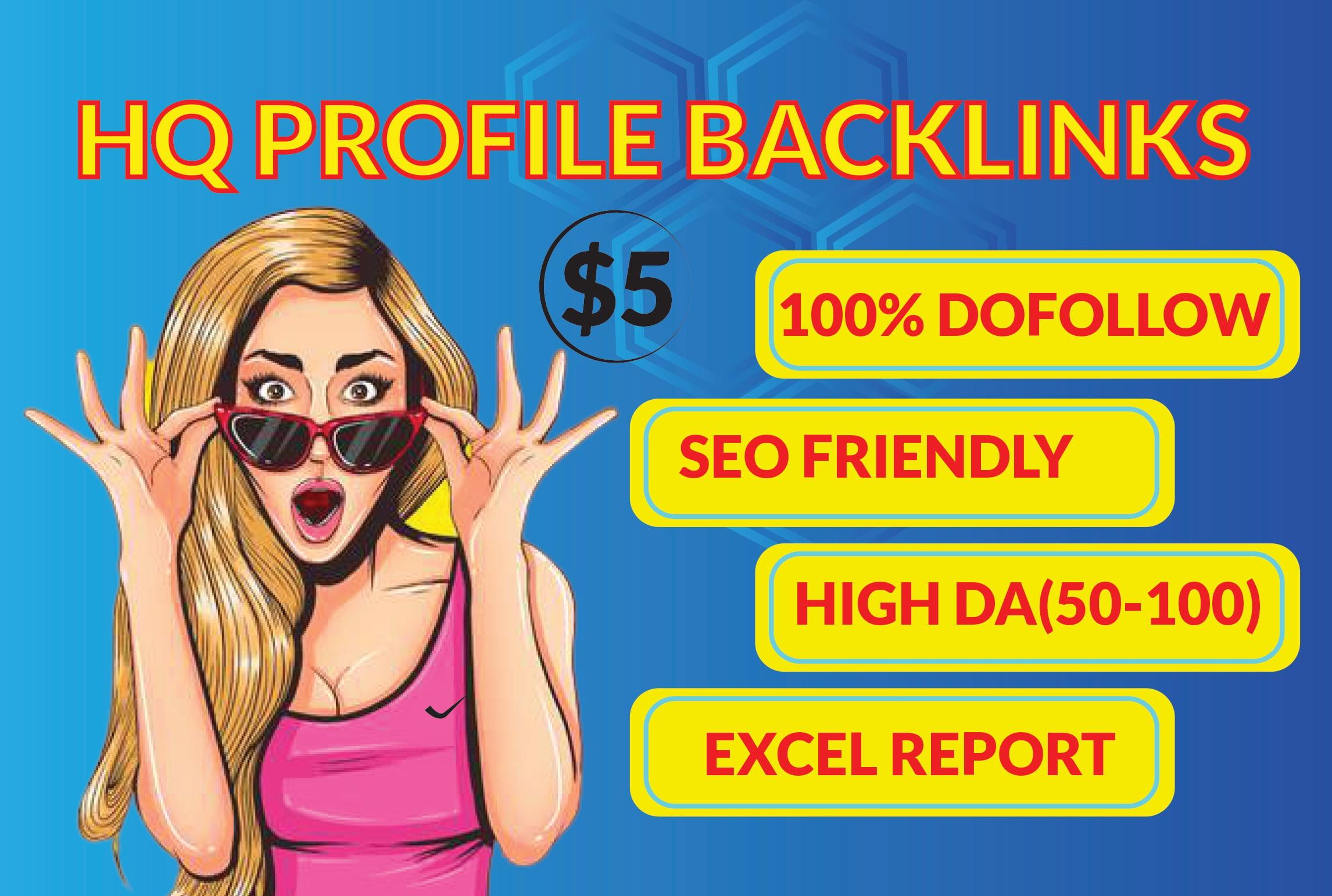  I will do 300 manual SEO Profile Backlinks