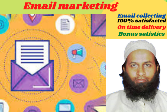 I will do email marketing, collecting, scraping for your business
