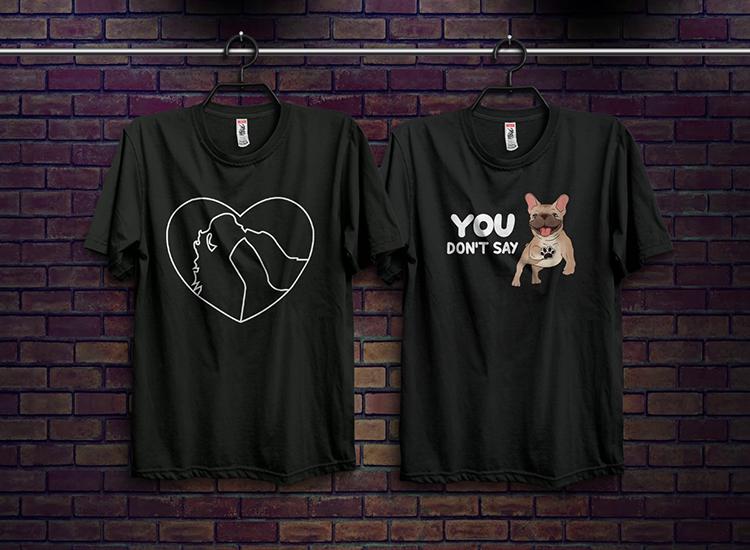 I will create dog Tshirt design for you.