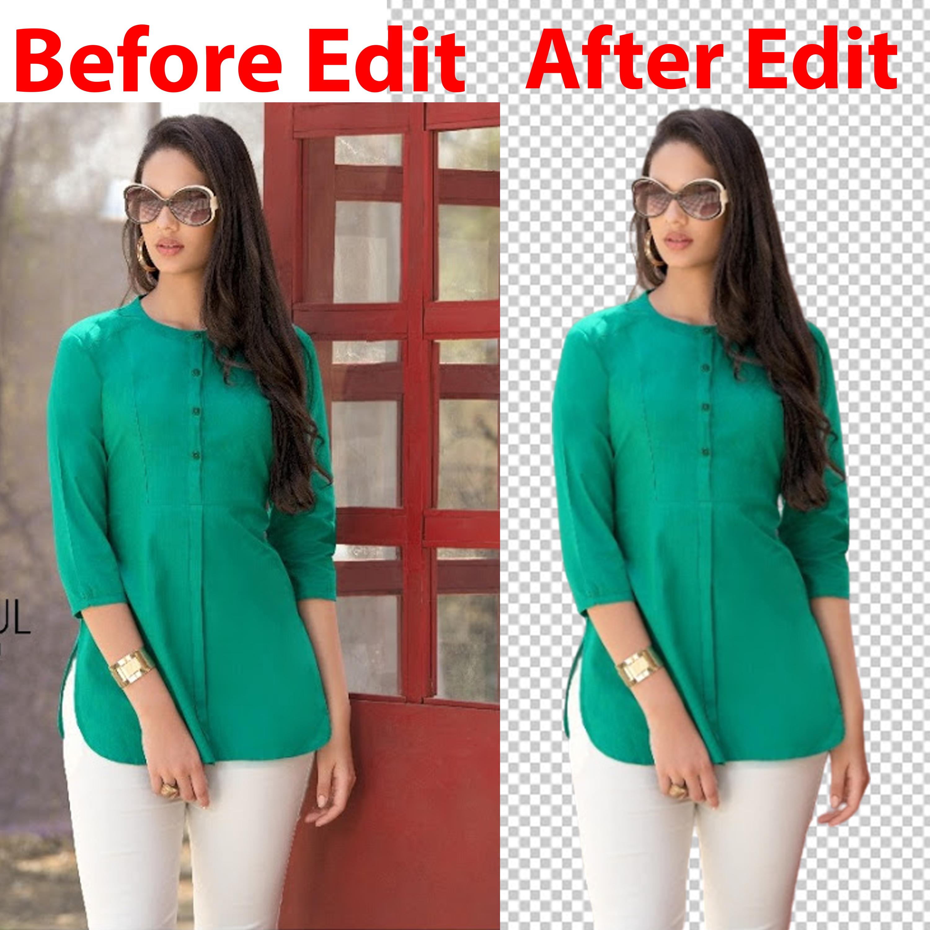 I will urgent professionally background remove .