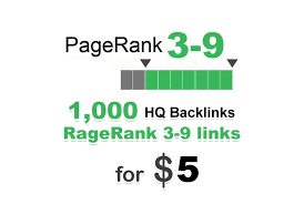 Provide 1000 PR 3-9 HQ backlinks