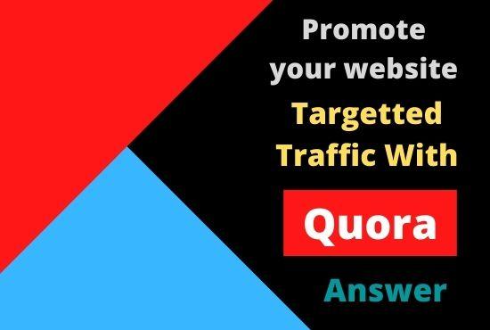 I will provide 50 HQ Quora Answer with Backlink