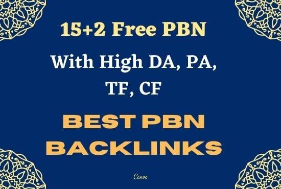 Build 15 High PA DA TF CF HomePage PBN Backlinks with Dofollow Quality Links
