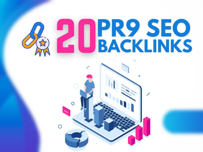 Powerful Pr9 20 Manually Created High Authority SEO Backlinks 