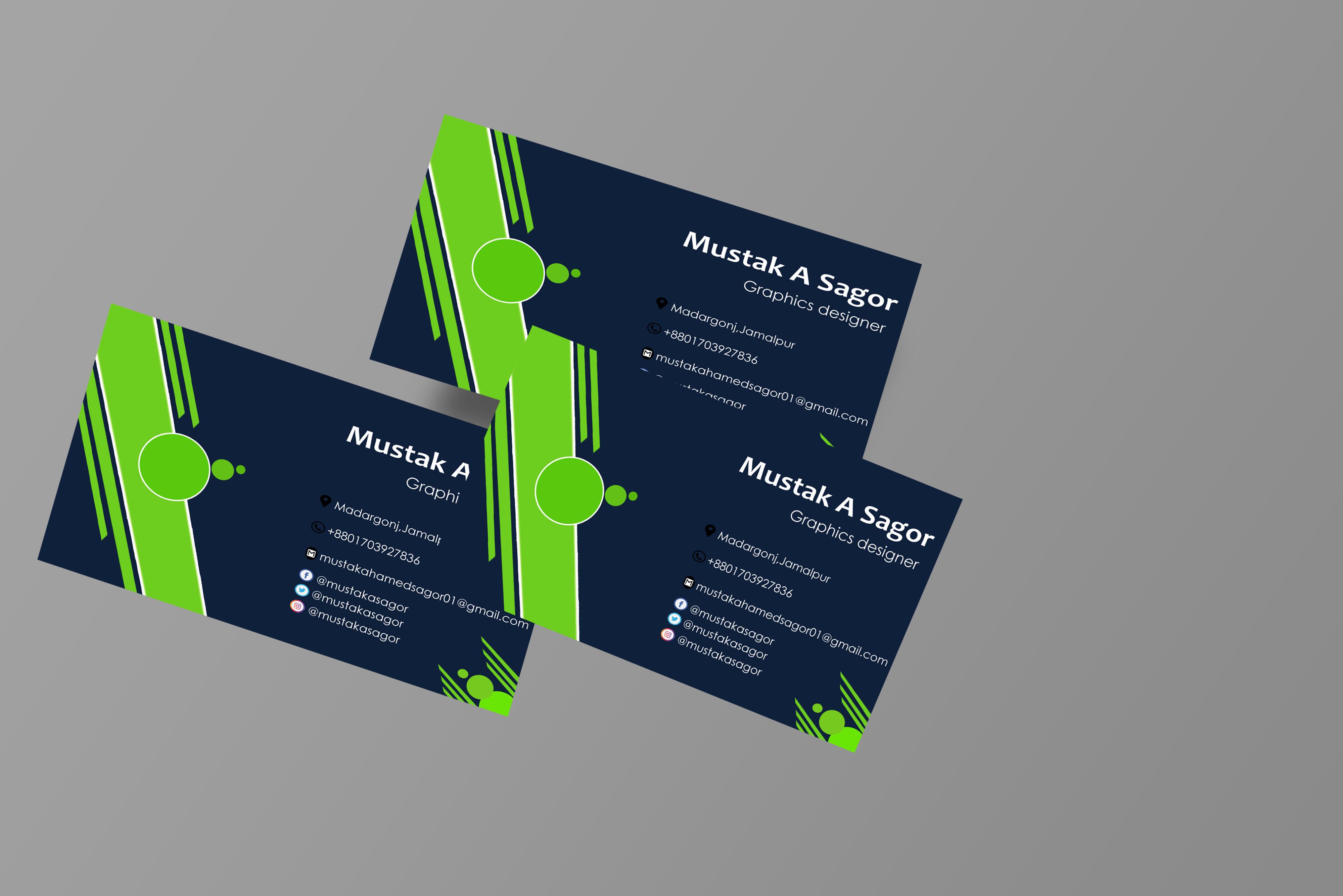l design a modern business card for you