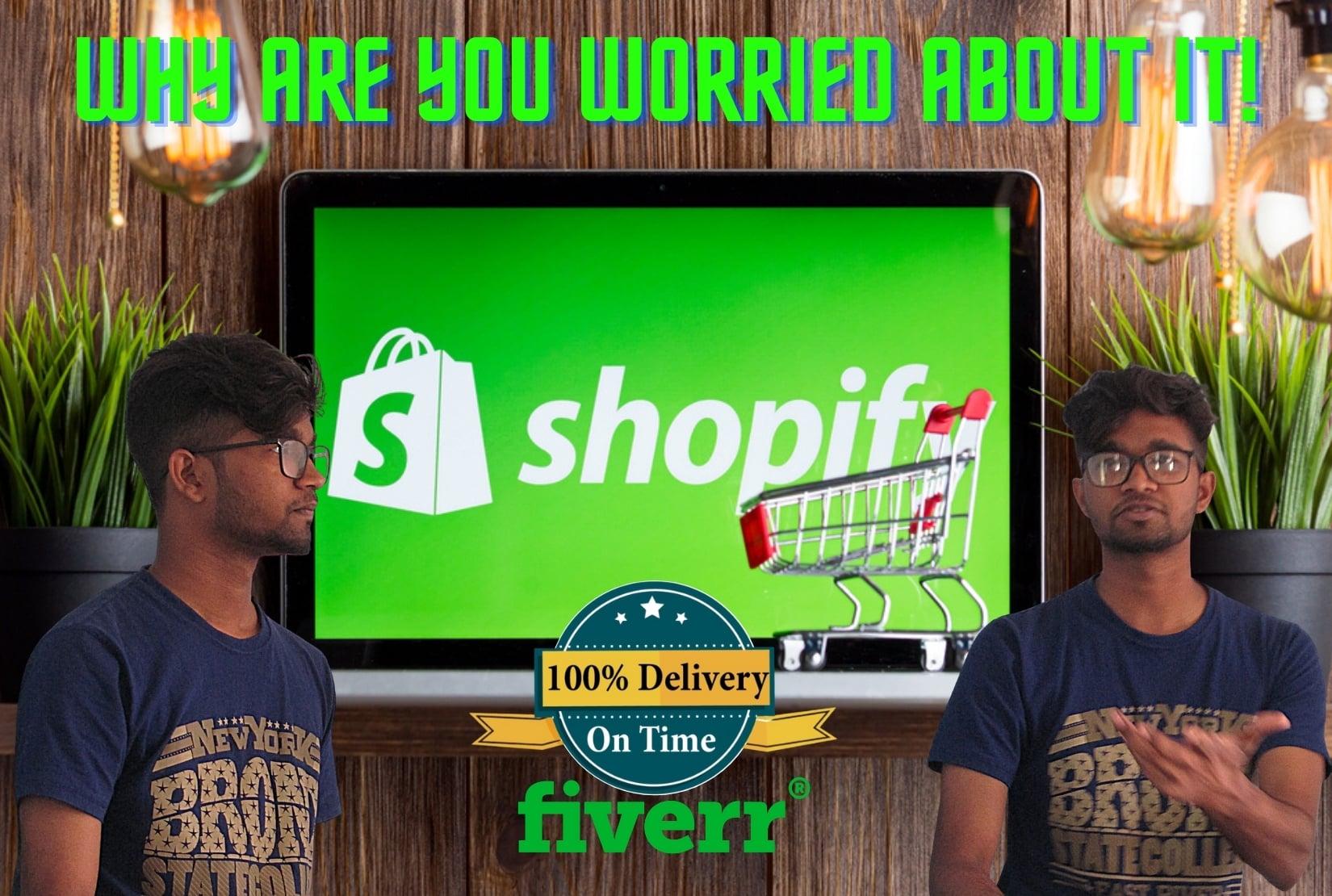 I will do Data Entry and Listings product on shopify store