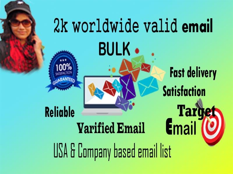 I will deliver worldwide legal email 