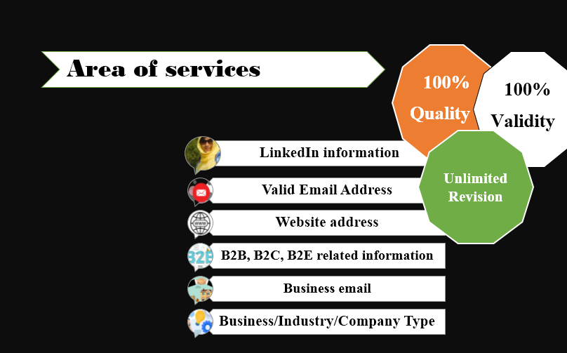 I will provide targeted lead generation services (Company, LinkedIn, and B2B)