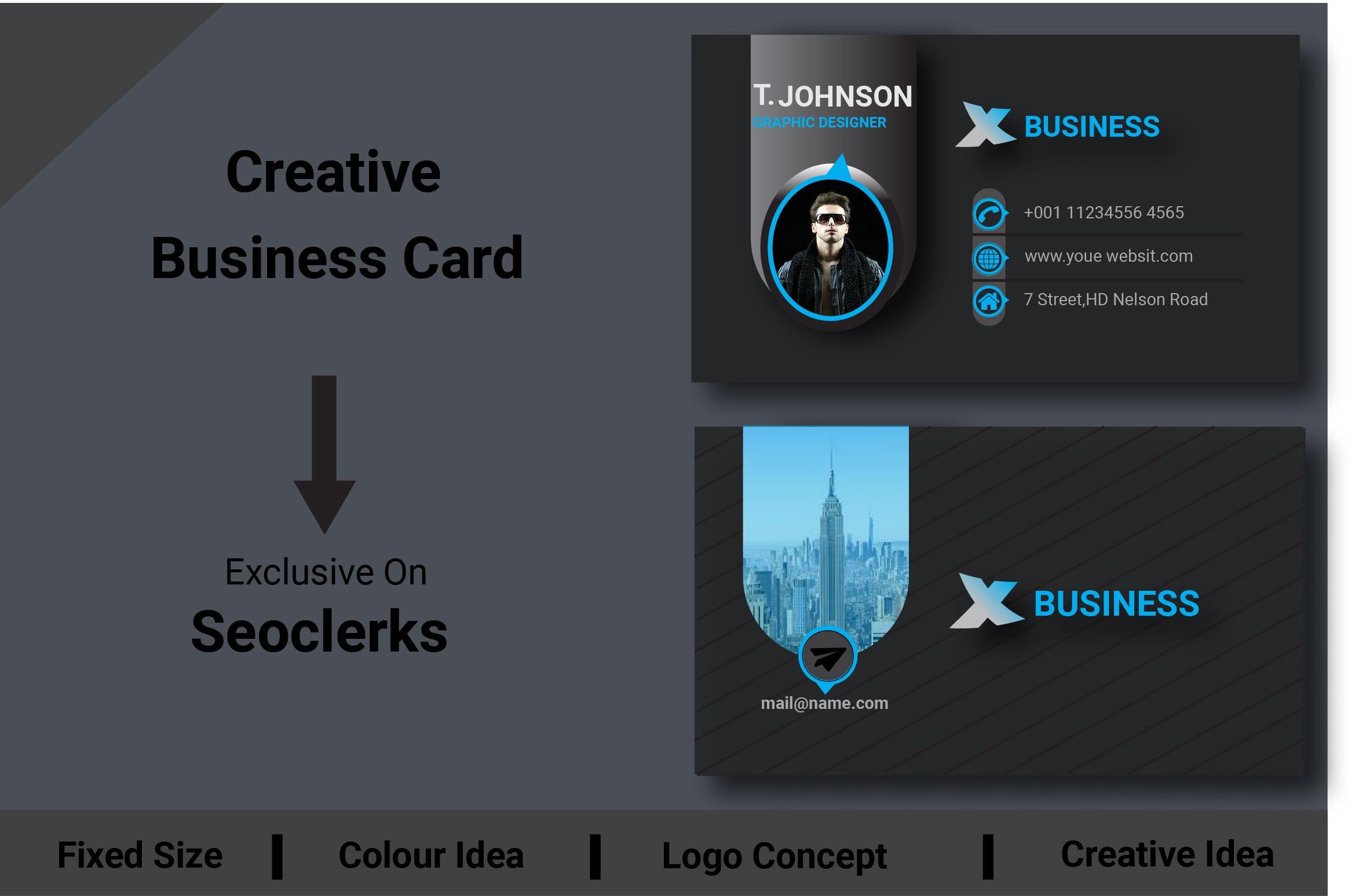 I will do a Creative,Stylish Business Card .