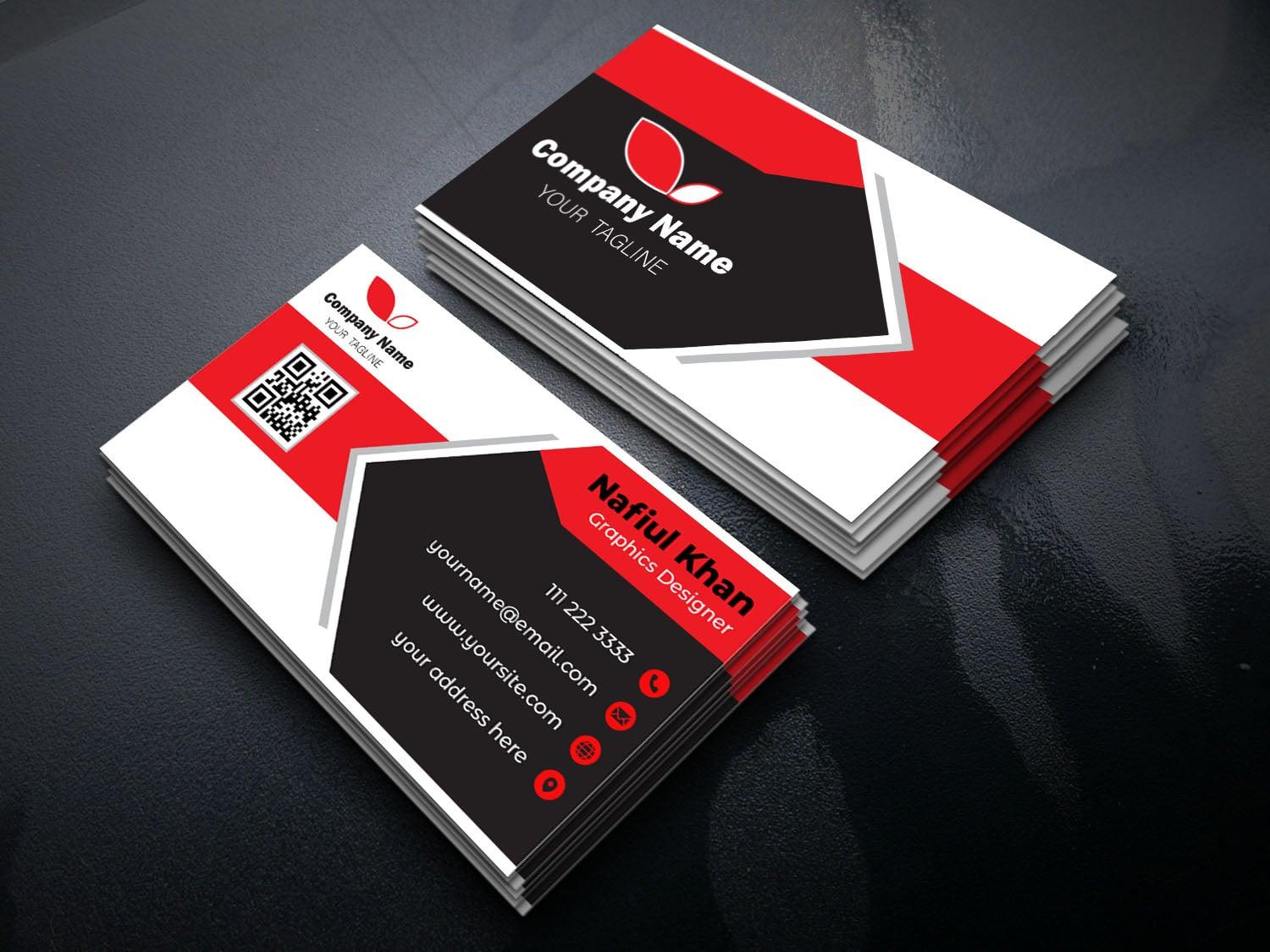 I will design Standard Professional Business Card in 24 hours