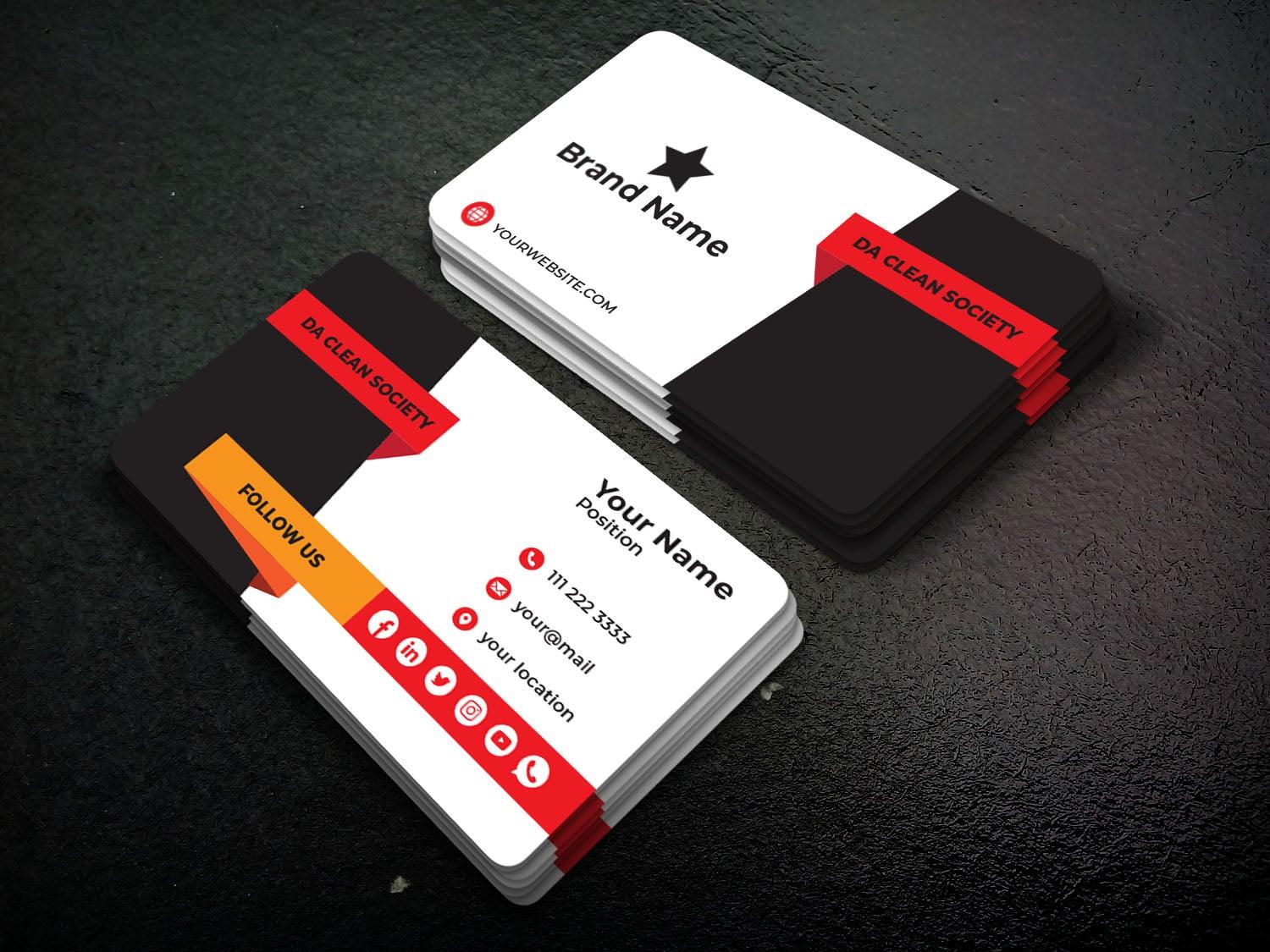 I will design Professional Minimalist Business Card