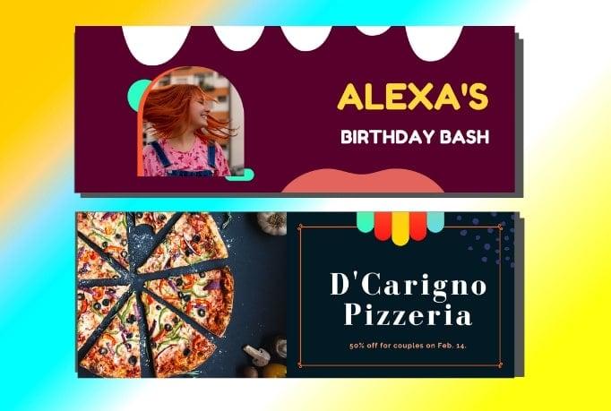 I will create a modern Facebook banner design,web banner design, fb cover, YouTube banner design 