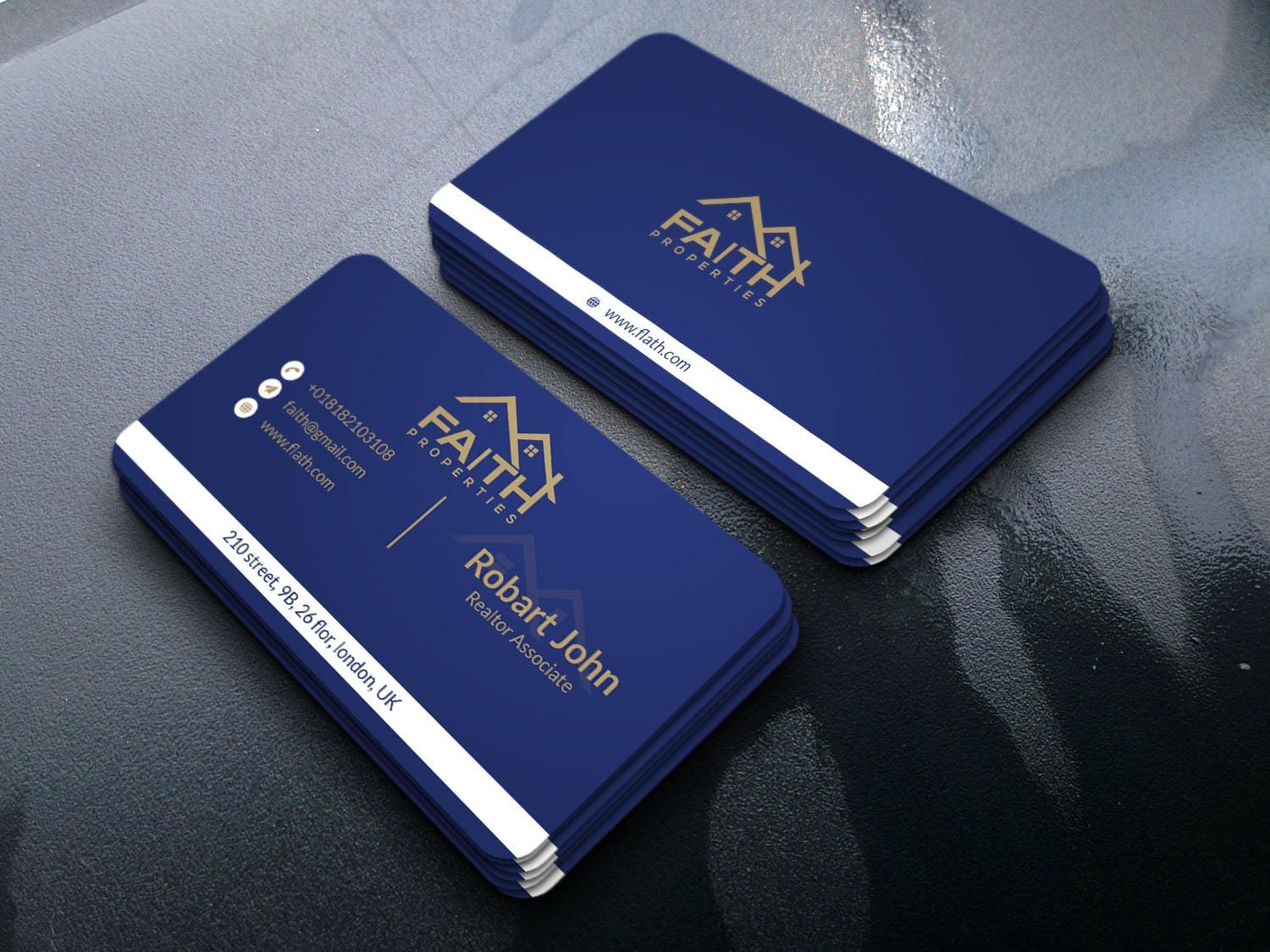 I will professional business card and logo design.