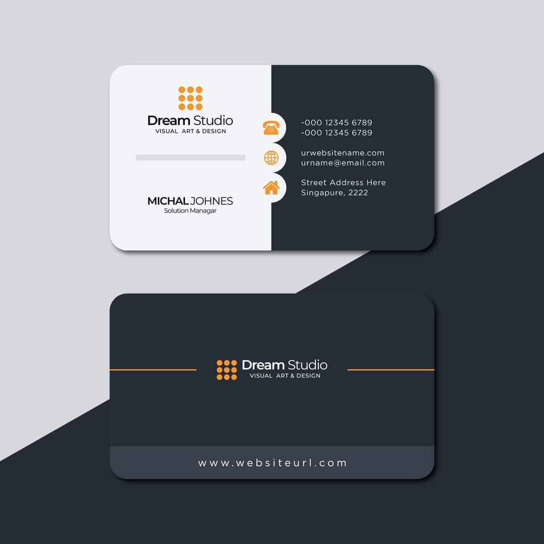 I will make multiple business card design
