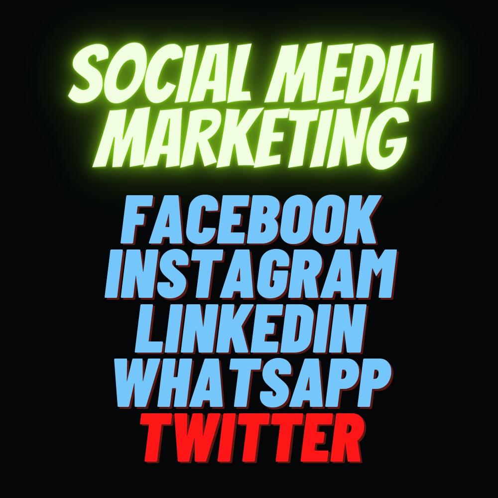 I'm your social media marketing manager you can knock me