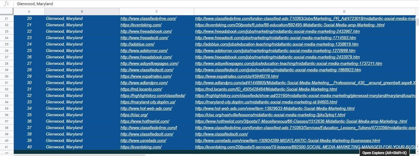 I will do manually post USA, UK and Canada 50 top classified ads posting sites