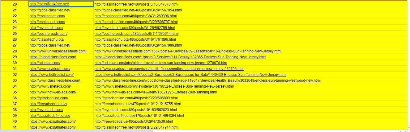 I will do manually post USA, UK and Canada 50 top classified ads posting sites