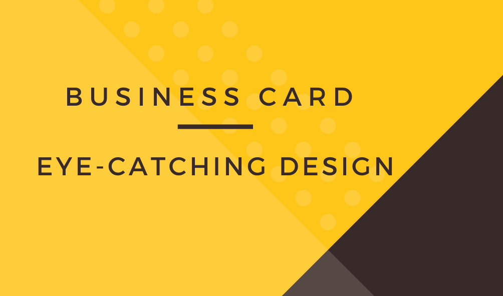I Will Design Impressive Eye Catching Business Card
