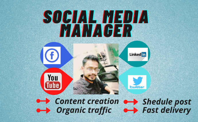 I may be Your Social Media manager And the content writer 