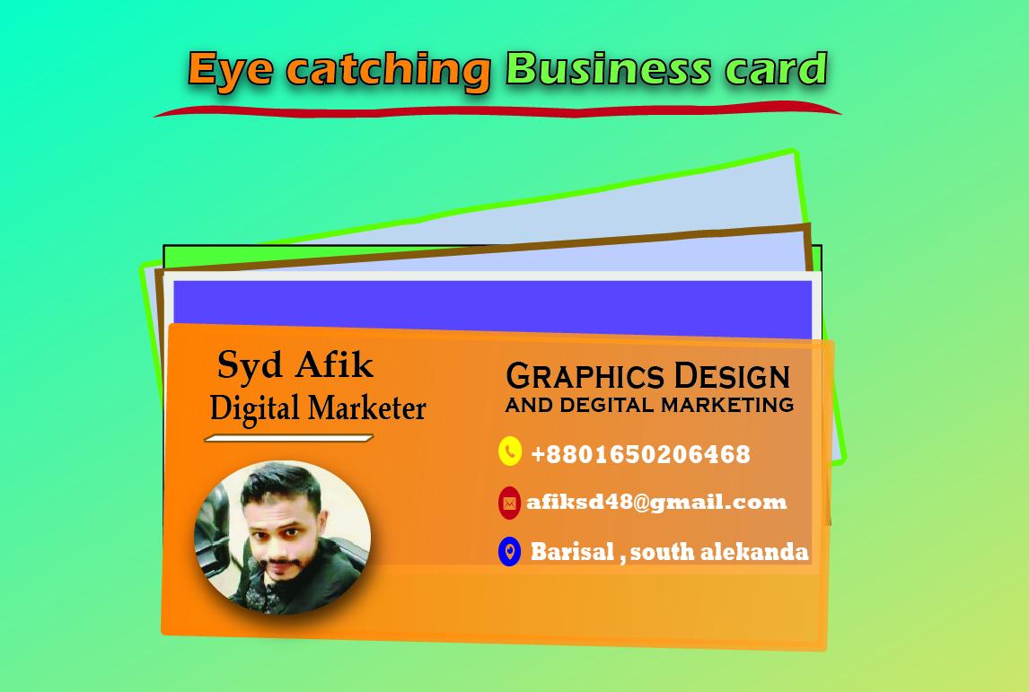 I Will Design Impressive Eye Catching Business Card