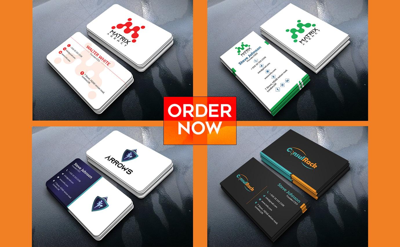 I will design minimalist and professional business card within 12 hours.