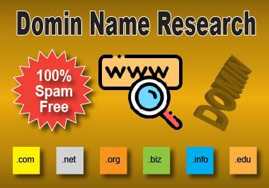 I will research & provide domain name for you
