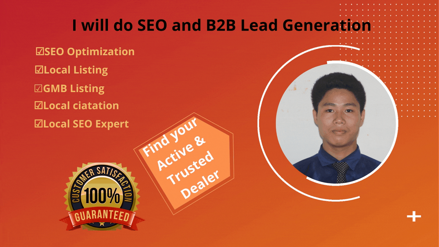 I will do lead B2B lead generation and digital marketing And SEO