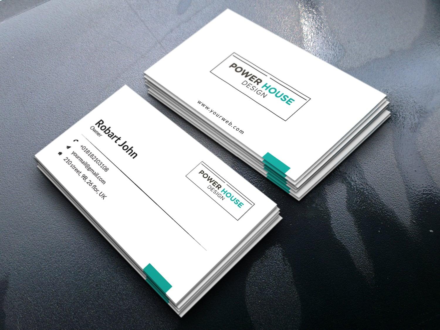 I will design amazing and Minimalist business card for you 