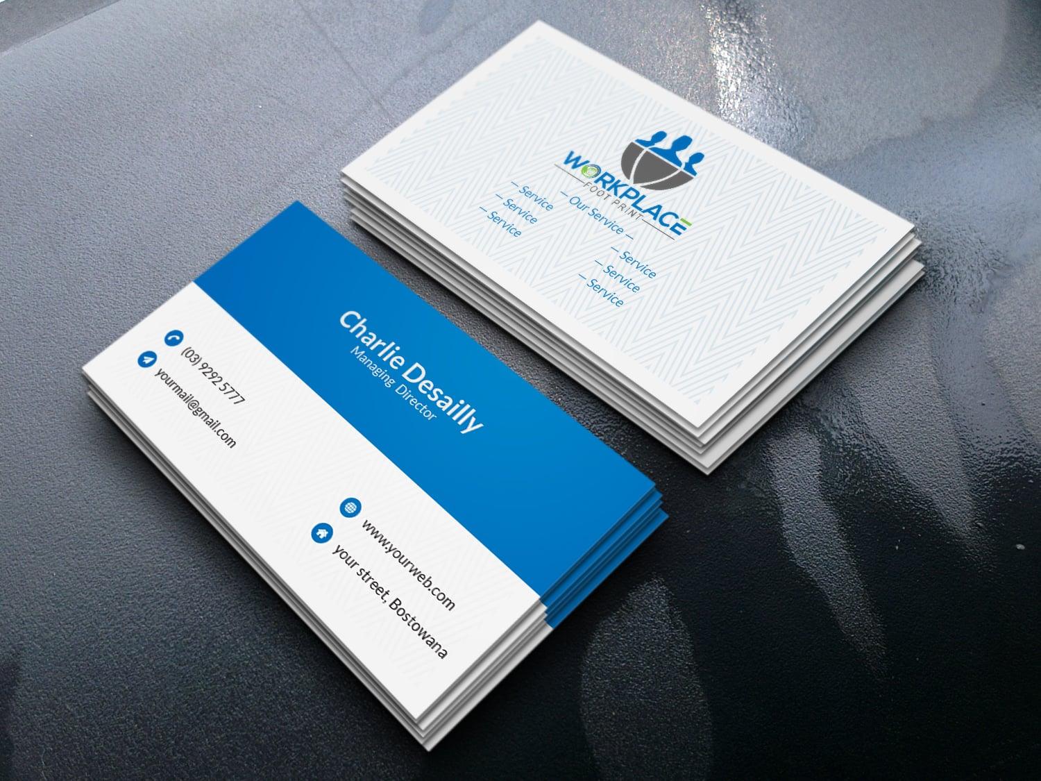 I will design amazing and Minimalist business card for you 