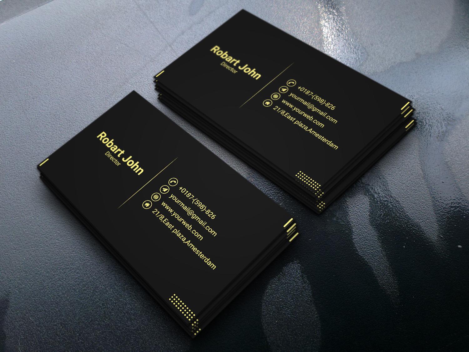 I will design amazing and Minimalist business card for you 
