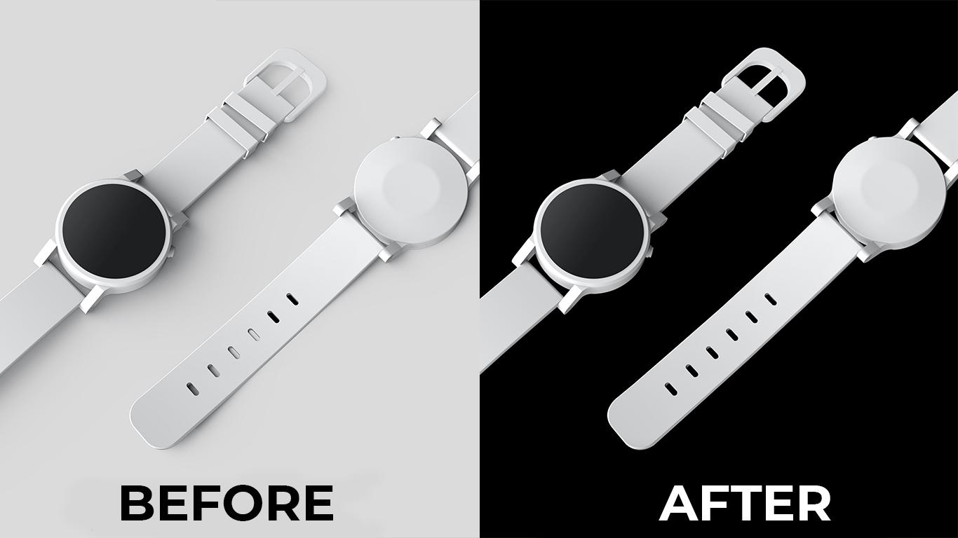 I will remove background of 4 photos