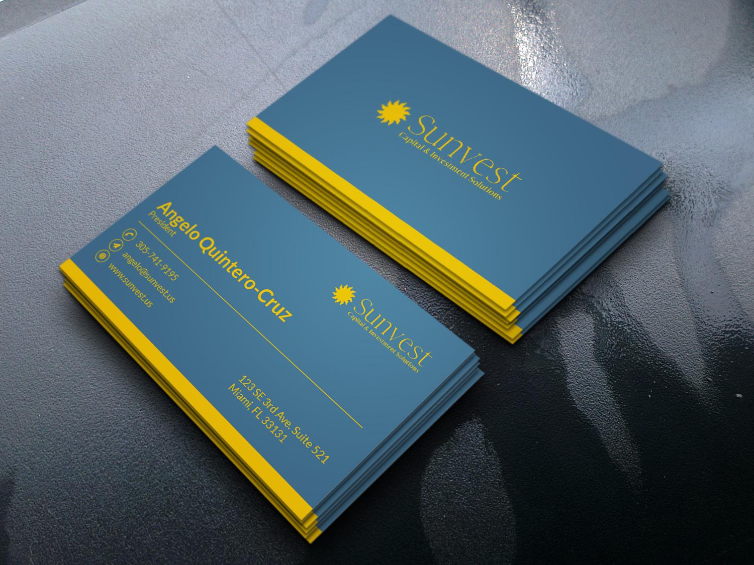 I will design amazing and Minimalist business card for you 