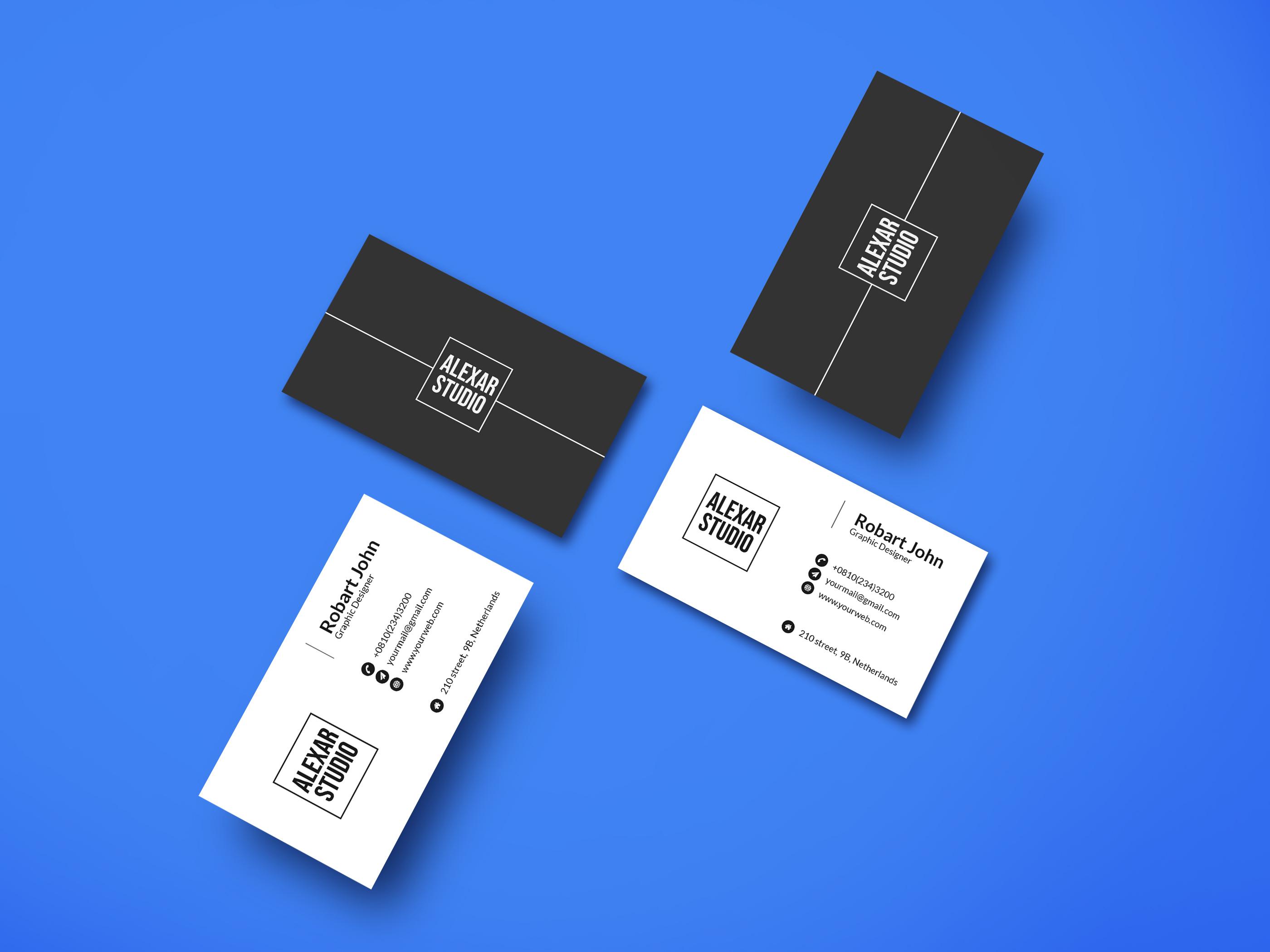 I will design amazing and Minimalist business card for you 