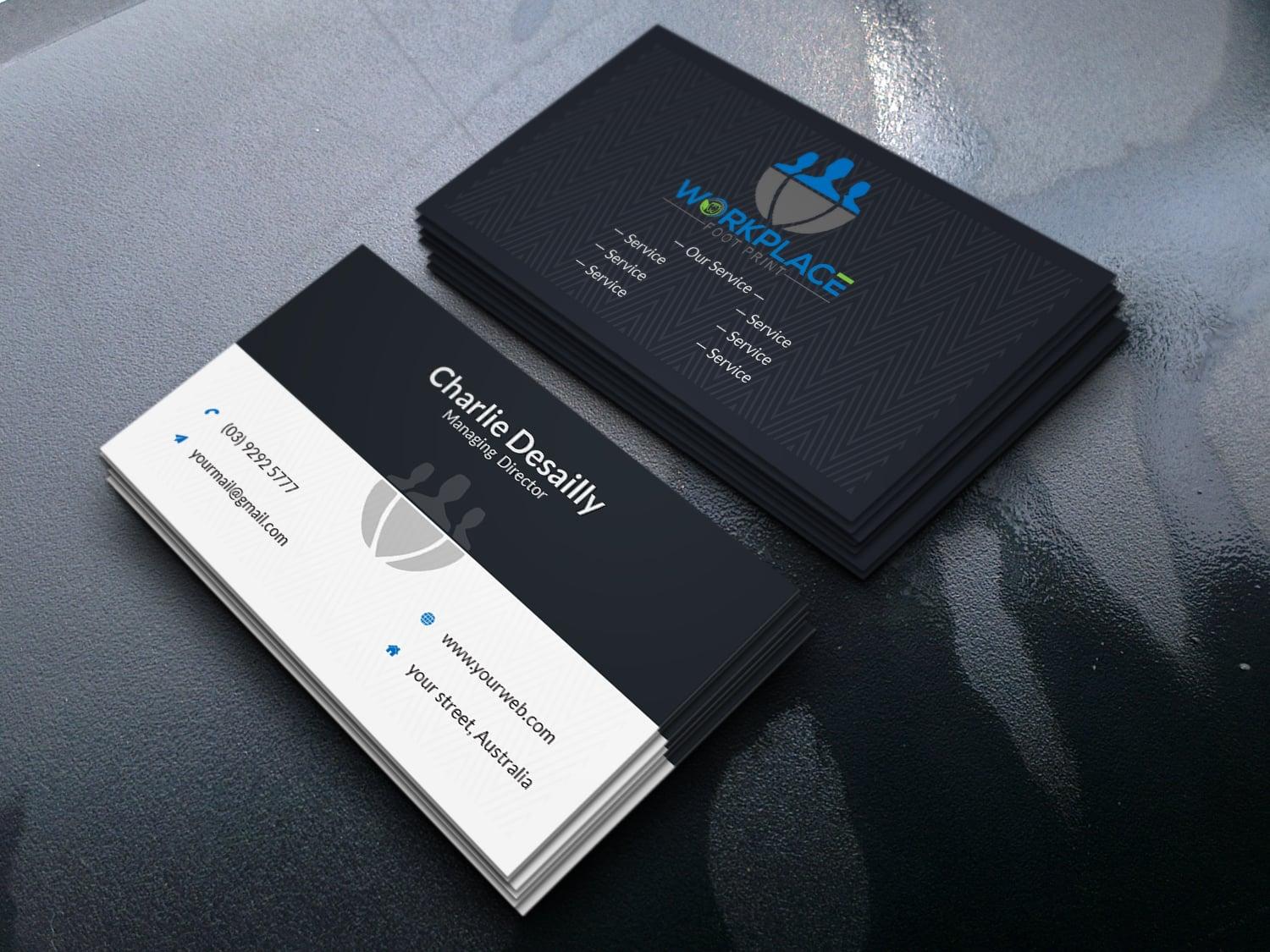 I will design amazing and Minimalist business card for you 