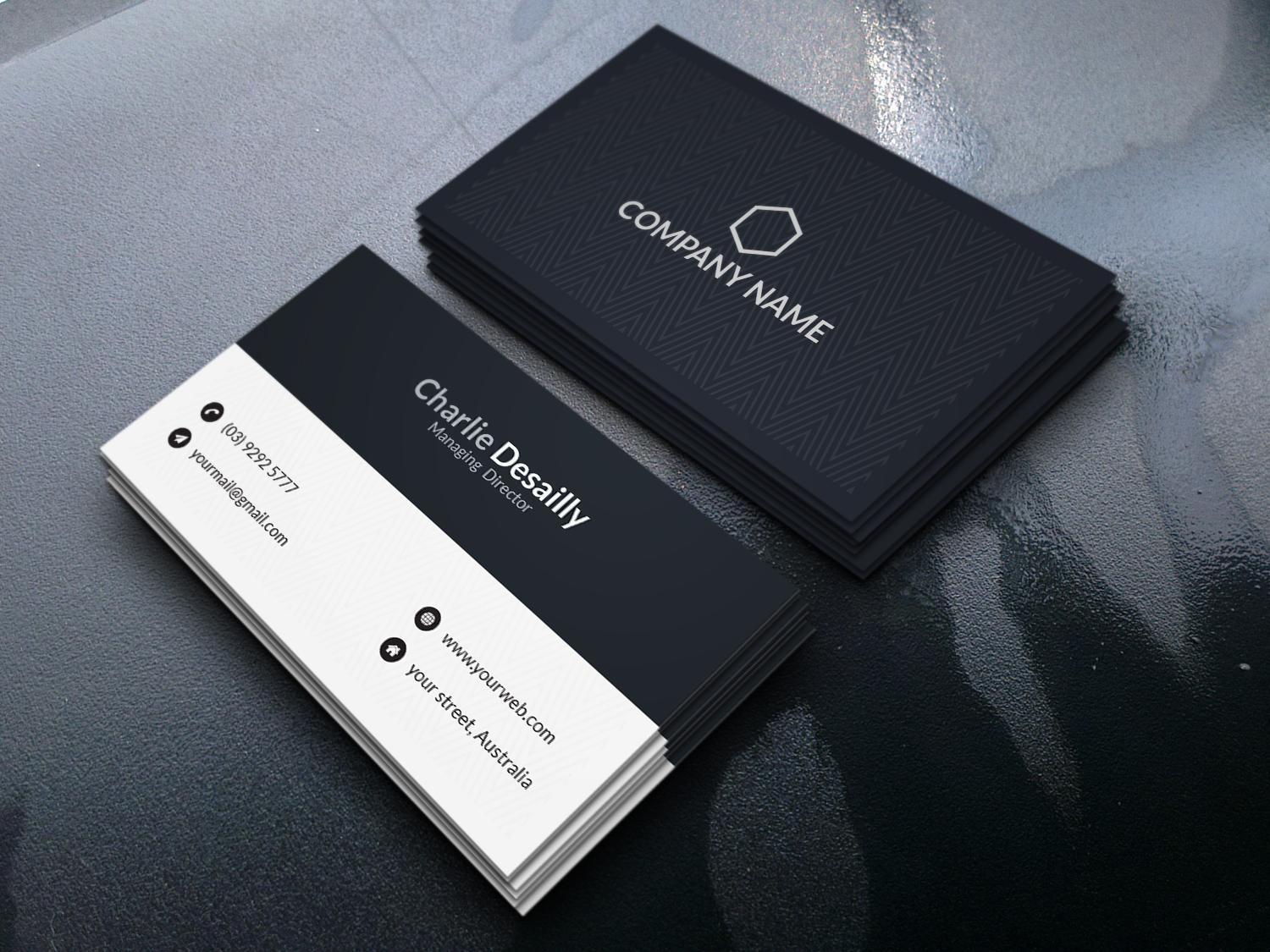I will design amazing and Minimalist business card for you 